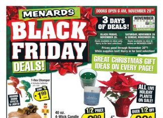 Menards Black Friday Ad Nov 28 – Nov 30, 2025