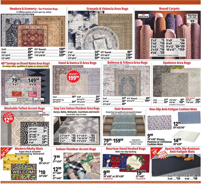 Ocean State Job Lot Rugs