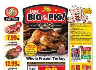 Piggly Wiggly Weekly Ad Nov 12 – Nov 27, 2025 (Thanksgiving Promotion Included)