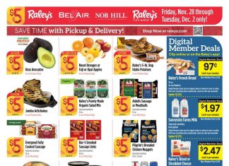 Raley’s Supermarkets Weekly Ad Nov 28 – Dec 02, 2025