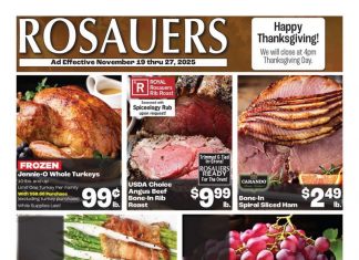 Rosauers Weekly Ad Nov 19 – Nov 27, 2025 (Thanksgiving Promotion Included)