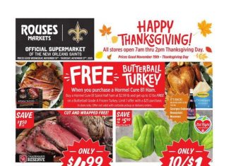 Rouses Weekly Ad Nov 19 – Nov 27, 2025 (Thanksgiving Promotion Included)
