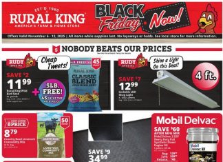 Rural King Black Friday Ad Nov 06 – Nov 12, 2025