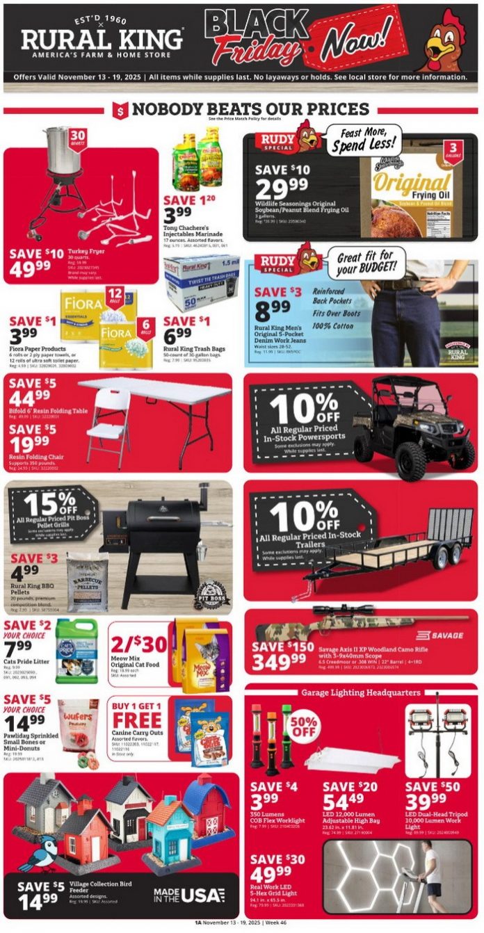 Rural King Black Friday Ad Nov 13 – Nov 19, 2025