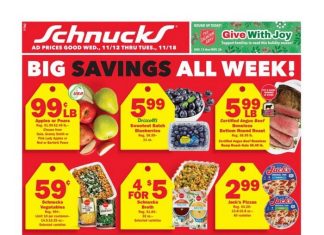 Schnucks Weekly Ad Nov 12 – Nov 18, 2025 (Thanksgiving Promotion Included)