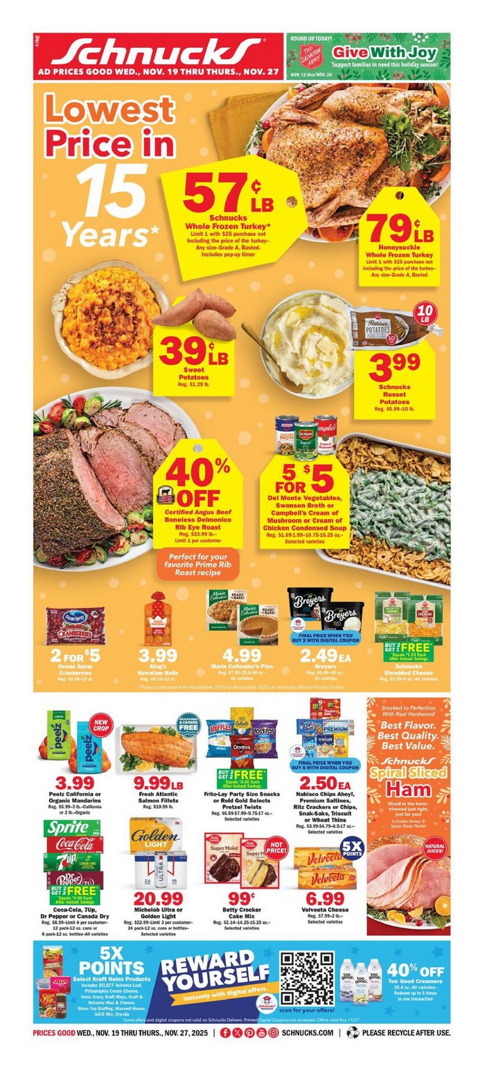 Schnucks Weekly Ad Nov 19 Nov 27, 2025 (Thanksgiving Promotion Included)