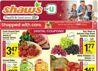 Shaw’s Weekly Ad Nov 07 – Nov 13, 2025 (Thanksgiving Promotion Included)