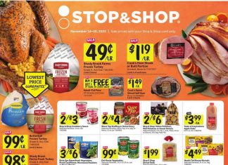 Stop & Shop Weekly Ad Nov 14 – Nov 20, 2025 (Thanksgiving Promotion Included)