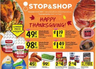 Stop & Shop Weekly Ad Nov 21 – Nov 27, 2025 (Thanksgiving Promotion Included)
