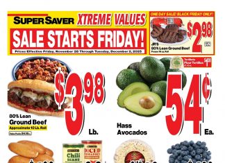 Super Saver Weekly Ad Nov 28 – Dec 02, 2025