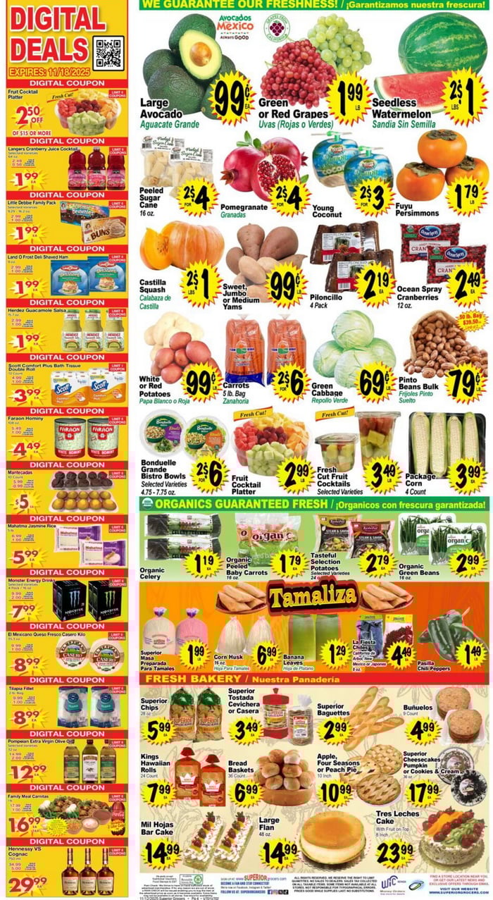 Superior Grocers Weekly Ad Nov 12 Nov 18 2025