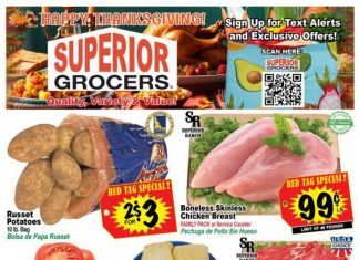 Superior Grocers Weekly Ad Nov 19 – Nov 25, 2025 (Thanksgiving Day Promotion Included)