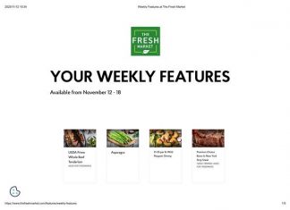 The Fresh Market Weekly Ad Nov 12 – Nov 18, 2025