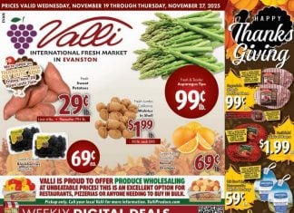 Valli Produce Weekly Ad Nov 19 – Nov 27, 2025 (Thanksgiving Promotion Included)