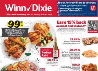 Winn-Dixie Weekly Ad Nov 05 – Nov 11, 2025
