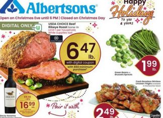 Albertsons Weekly Ad Dec 17 – Dec 24, 2025 (Christmas Day Promotion Included)