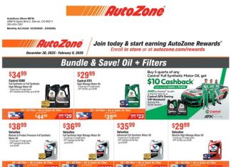 AutoZone Monthly Ad Dec 30, 2025 – Feb 06, 2026