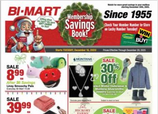 Bi-Mart Weekly Ad Dec 16 – Dec 29, 2025 (Christmas Promotion Included)