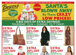 Boscov’s Weekly Ad Dec 04 – Dec 06, 2025