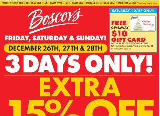 Boscov’s Weekly Ad Dec 26 – Dec 31, 2025