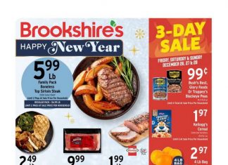Brookshire’s Weekly Ad Dec 26 – Jan 01, 2026 (New Year Promotion Included)