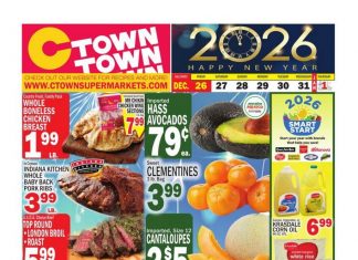 C-Town Weekly Ad Dec 26, 2025 – Jan 01, 2026 (New Year Promotion Included)