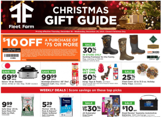 Fleet Farm Christmas Gift Guide Ad Dec 18 – Dec 24, 2025