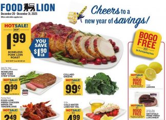 Food Lion Weekly Ad Dec 26 – Dec 31, 2025 (New Year Promotion Included)