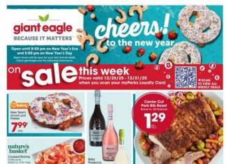 Giant Eagle Weekly Ad Dec 25 – Dec 31, 2025