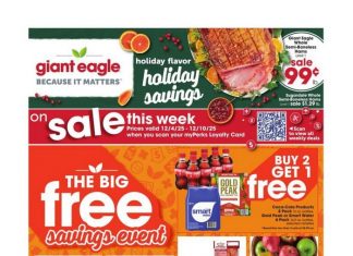 Giant Eagle Weekly Ad Dec 04 – Dec 10, 2025