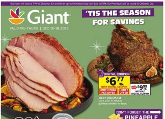Giant Food Weekly Ad Dec 12 – Dec 18, 2025