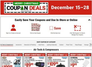 Harbor Freight Christmas Coupon Sale Dec 15 – Dec 28, 2025