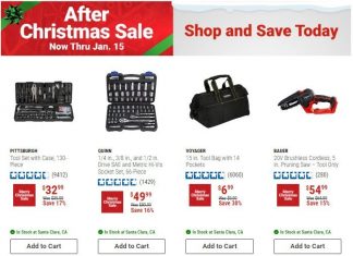 Harbor Freight After Christmas Sale Dec 26, 2025 – Jan 15, 2026