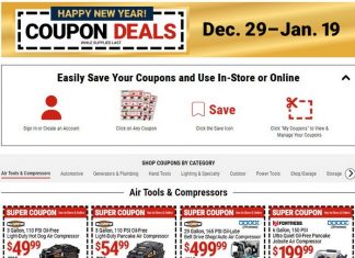 Harbor Freight New Year Coupon Sale Dec 29, 2025 – Jan 19, 2026
