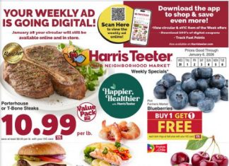 Harris Teeter Weekly Ad Dec 31, 2025 – Jan 06, 2026 (New Year Promotion Included)