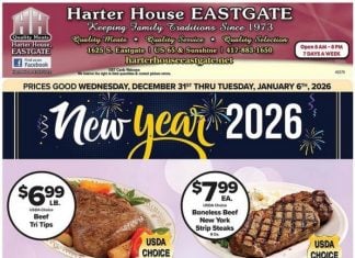 Harter House Weekly Ad Dec 31, 2025 – Jan 06, 2026 (New Year Promotion Included)