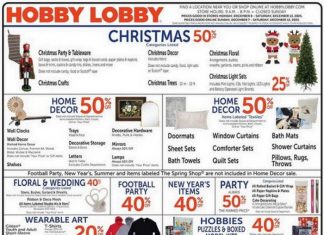 Hobby Lobby Weekly Ad Dec 07 – Dec 13, 2025 (Christmas Day Promotion Included)