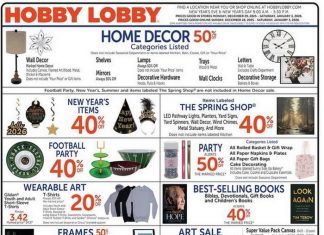 Hobby Lobby Weekly Ad Dec 28, 2025 – Jan 03, 2026 (New Year Promotion Included)