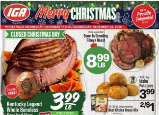 IGA Weekly Ad Dec 17 – Dec 24, 2025 (Christmas Day Promotion Included)