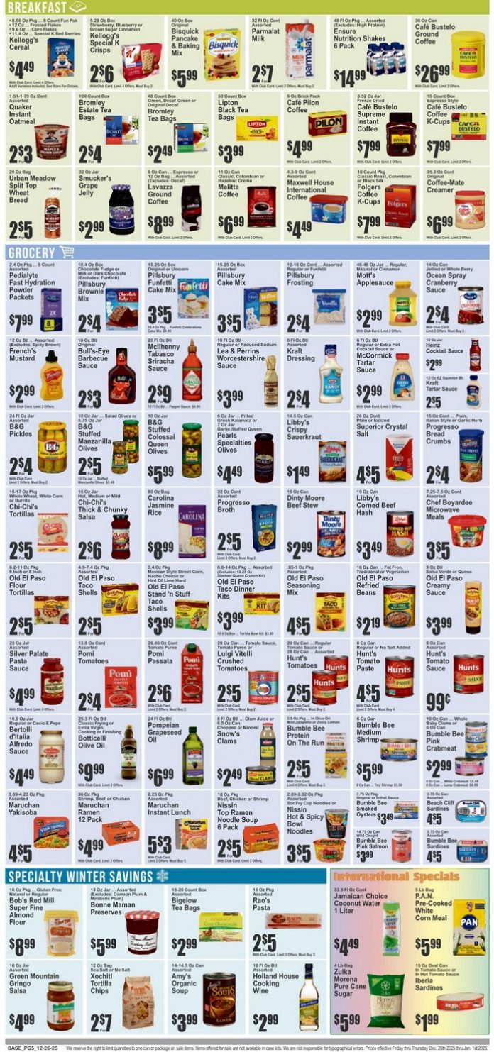 Key Food Weekly Ad Dec 26, 2025 – Jan 01, 2026