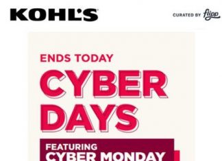Kohl’s Cyber Monday Sale Dec 01 – Dec 02, 2025