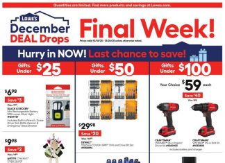 Lowe’s Weekly Ad Dec 18 – Dec 24, 2025