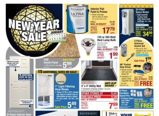 Menards New Year Sale Jan 01 – Jan 10, 2026