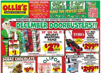 Ollie’s Weekly Ad Dec 10 – Dec 17, 2025 (Christmas Promotion Included)