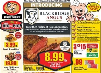 Piggly Wiggly Weekly Ad Dec 31, 2025 – Jan 06, 2026 (New Year Promotion Included)