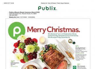 Publix Weekly Ad Dec 17 – Dec 24, 2025 (Christmas Promotion Included)