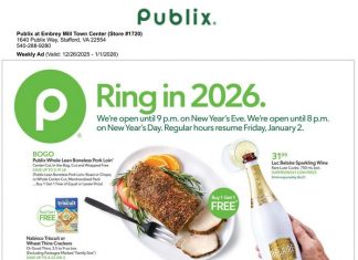 Publix Weekly Ad Dec 26, 2025 – Jan 01, 2026 (New Year Promotion Included)