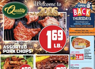 Quality Foods Weekly Ad Dec 26, 2025 – Jan 01, 2026 (New Year Promotion Included)