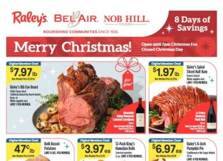 Raley’s Supermarkets Weekly Ad Dec 17 – Dec 24, 2025 (Christmas Promotion Included)