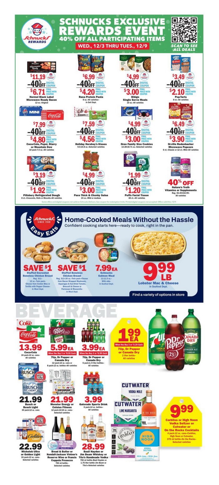 Schnucks Weekly Ad Nov Dec 03 Dec 09, 2025